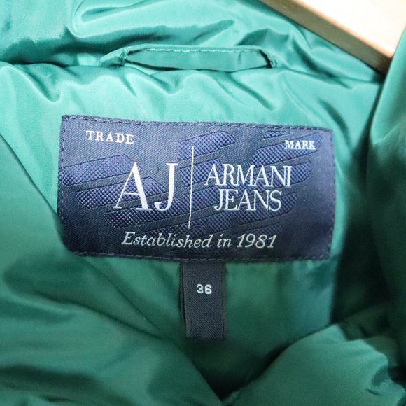 AJ Armani Exchange Jeans Puffer Jacket 36 - Picture 6 of 8